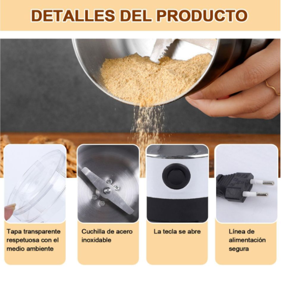 Molino De Cafe Pulverizador De Semillas